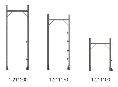 Telaio del ponteggio in tubo d'acciaio zincato da 70 cm Tobler SA