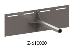 Mensola per tetti piani per facciata in lamiera Tobler SA