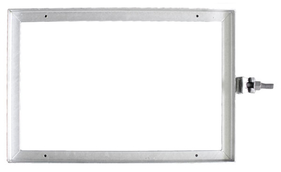 Cornice in acciaio per cartello di sicurezza Tobler SA