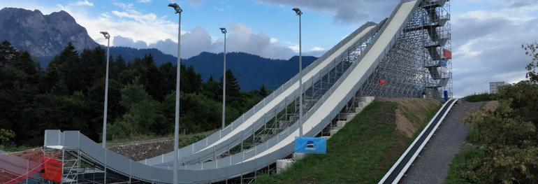 Trampolino da sci freestyle di Leysin Tobler SA Tobler SA