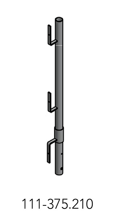 TS12 Montante parapetto GP 120 Tobler SA