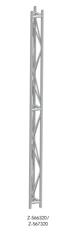 Triangular beam for cable bridge aluminum Tobler AG