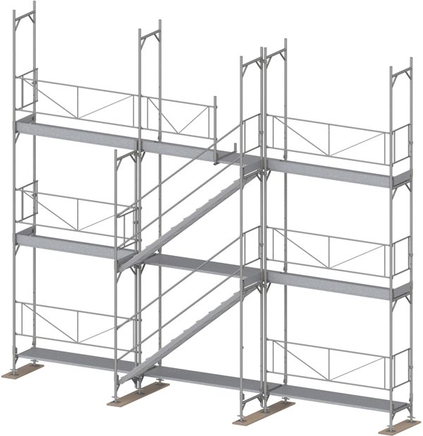 Tobler MATO 2 façade scaffolding – system components Tobler AG